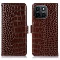 Honor X6c Crocodile Series Wallet Leather Case with RFID