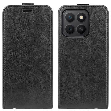 Honor X8c Vertical Flip Case with Card Slot - Black