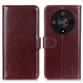 Honor Magic6 Lite/X9b Wallet Case with Magnetic Closure - Brown