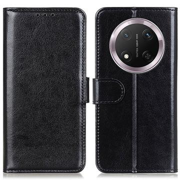 Honor X60 Pro/X9c/Magic7 Lite Wallet Case with Magnetic Closure - Black