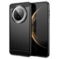Huawei Mate 70 Brushed TPU Case - Carbon Fiber - Black