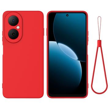 Huawei Nova Y73 Liquid Silicone Case with Hand Strap