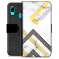 Huawei P Smart (2019) Premium Wallet Case - Abstract Marble