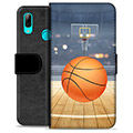 Huawei P Smart (2019) Premium Wallet Case - Basketball