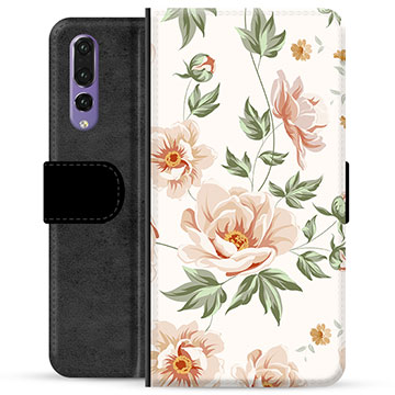 Huawei P20 Pro Premium Wallet Case - Floral