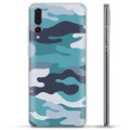 Huawei P20 Pro TPU Case - Blue Camouflage