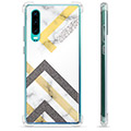 Huawei P30 Hybrid Case - Abstract Marble