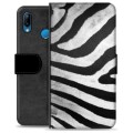 Huawei P30 Lite Premium Wallet Case - Zebra