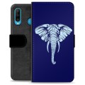 Huawei P30 Lite Premium Wallet Case - Elephant