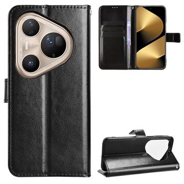Huawei Pura 80 Ultra Wallet Case with Stand - Black