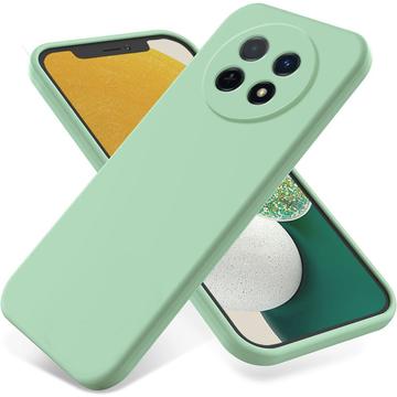 Huawei nova 14i Liquid Silicone Case with Hand Strap - Green