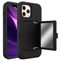 iPhone 12 Pro Max Hybrid Case with Hidden Mirror & Card Slot - Black