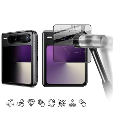 Huawei Pura X Imak Privacy Full Cover Tempered Glass Screen Protector