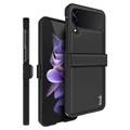 Imak Ruiyi Samsung Galaxy Z Flip4 Hybrid Case - Carbon Fiber - Black
