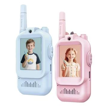 JK200 Kids Video Walkie-Talkie with Camera - 2 Pcs. - Blue / Pink