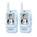 JK200 Kids Video Walkie-Talkie with Camera - 2 Pcs. - Blue