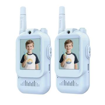 JK200 Kids Video Walkie-Talkie with Camera - 2 Pcs. - Blue