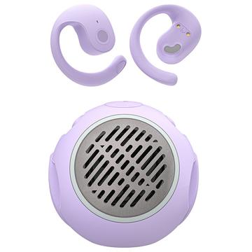 JM13 Pro 2-in-1 Bluetooth Speaker & Open-Ear Headphones - Purple