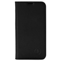 iPhone 15 Plus JT Berlin BookCase Tegel Flip Leather Case - Black