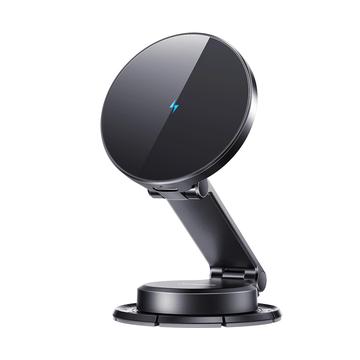 Joyroom JR-ZS408 Magnetic Wireless Car Charger and Car Holder - 15W - Black