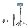 K50 Bluetooth Selfie Stick Tripod with TikTok Remote Control, 6-Mode Fill Light
