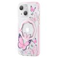 Kingxbar Butterfly Shiny iPhone 14 Plus Hybrid Case
