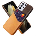KSQ Samsung Galaxy S21 Ultra 5G Case with Card Pocket