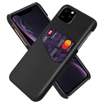 KSQ iPhone 11 Pro Max Case with Card Pocket - Black