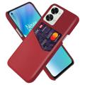 KSQ OnePlus Nord 2T Case with Card Pocket - Red