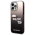 Karl Lagerfeld Gradient Karl & Choupette iPhone 14 Pro Max Case