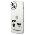 Karl Lagerfeld Ikonik Karl & Choupette iPhone 14 Case - Transparent