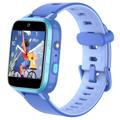 Kids Waterproof Smartwatch Y90 Pro with Dual Camera - Blue
