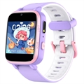 Kids Waterproof Smartwatch Y90 Pro with Dual Camera - Purple