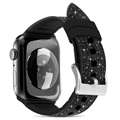 Kingxbar Crystal Fabric Apple Watch 8/SE (2022)/7/SE/6/5/4/3/2/1 Strap - 41mm/40mm/38mm