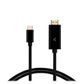 Ksix 4K USB-C to HDMI Cable Adapter - 60Hz, 2m - Black