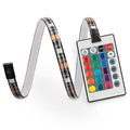 Ksix ColorLED RGB LED Strips with Remote Control for TV - 5x53cm