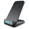 Ksix QiCK Wireless Charger / Alarm Clock - 15W - Black