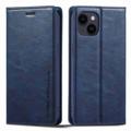 LC.IMEEKE iPhone 14 Wallet Case with RFID - Blue