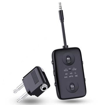 LE519 Bluetooth Adapter for Airplane, Car, Home - Black