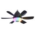 LEC017R 3-Speed RGB Dimmable Ceiling Fan with Bluetooth Speaker