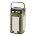 LY24 Four-Leaf Foldable Solar Camping Lantern / Tent Light - Green