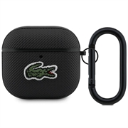 AirPods 4 Lacoste Petit Pique Croc Logo Patch Case - Black