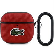 AirPods 4 Lacoste Petit Pique Croc Logo Patch Case - Red