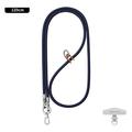 Leeu Design Stylish Universal Crossbody Phone Lanyard - 120cm, 6mm - Navy Blue