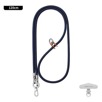 Leeu Design Stylish Universal Crossbody Phone Lanyard - 120cm, 6mm - Navy Blue