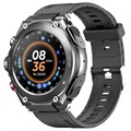 Lemfo T92 Smartwatch with TWS Earphones - iOS/Android - Black