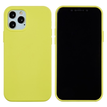 iPhone 12 Pro Max Liquid Silicone Case - Yellow