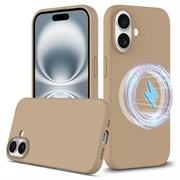 iPhone 16 Plus Liquid Silicone Case - MagSafe Compatible - Desert Gold