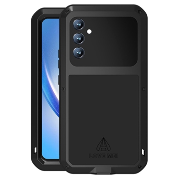 Love Mei Powerful Samsung Galaxy A34 5G Hybrid Case - Black