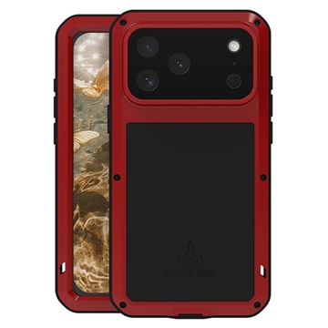 iPhone 17 Pro Max Love Mei Powerful Hybrid Case - Red